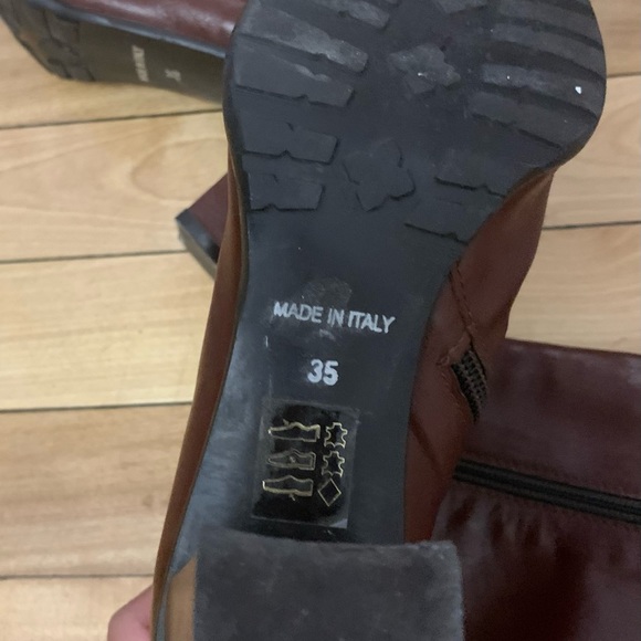 Monica Lucci leather boots - Picture 2 of 4